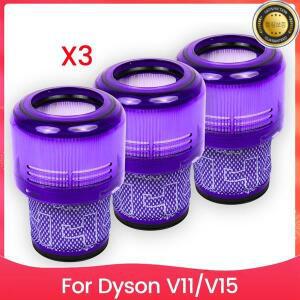 다이슨 호환 V11V15 진공 청소기 세척 가능 필터 교체 부품용 Hepa
