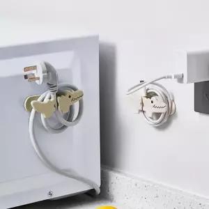 [큰손할인] 악어선정리홀더 감개 케이블 데스크 인테리어 코드 접착식 집꾸