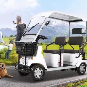 사륜 전동 차 미니 버스 지붕이 있는 노인 안전 귀가