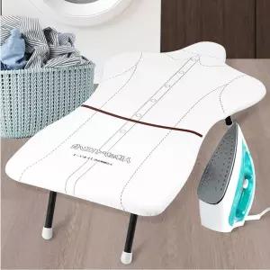 좌식 다리미판 미니 다림질판 다리미대 접이식 화이트 다림판