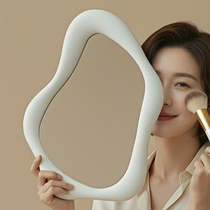 브라운룸 탁상 화장대 거울 벽걸이 인테리어