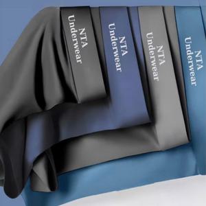 남성 실크 냉감 박서 사각팬티 4매입 세트