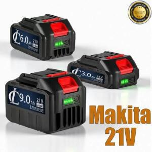 충전식 18V 388VF 리튬 이온 배터리 3000-9000mAh 고용량 장시간 지속 빠른 내구성 마키타 전동 공구용