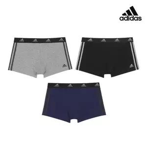 [NS홈쇼핑][아디다스] 코튼 컴포트 남성 드로즈 3종 세트[35772000]