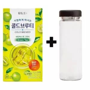 [셀러허브]담터 콜드브루티 샤인머스캣 그린티 20Tx1개+워터보틀. (S30960225)