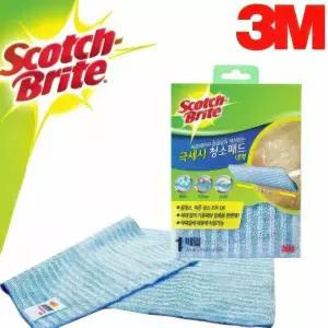 3M NRQ826E7 막대걸레 교체 리필용 극세사 청소패드 대형 37x21cm 마대