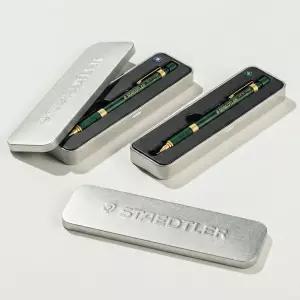 스테들러 925 35 골드그린 리미티드 샤프 0.5mm 틴케이스 각인