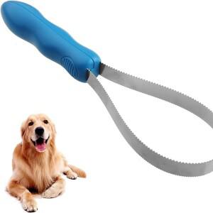 개헤어 리무버 고양이 브러시 손질 도구 애완 동물 분리형 클리퍼 부착 트리머 빗 대규모 제모