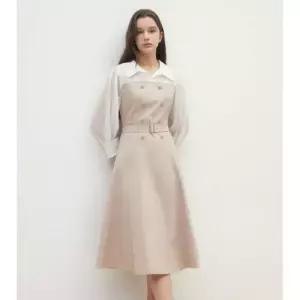 [국내백화점] JJ지고트 셔츠 배색 버튼 플레어 원피스 GR4M0OP901 [인기상품] 선물추천