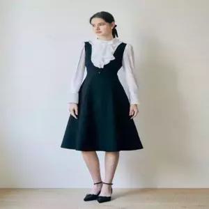 [국내백화점] JJ지고트 러플 셔츠 배색 플레어 원피스 GR3A0OP101 [인기상품] 선물추천