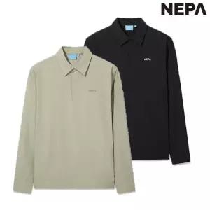 네파 남성 퍼포먼스랩 포레스타 우븐 긴팔 폴로 티셔츠 7L552222307064