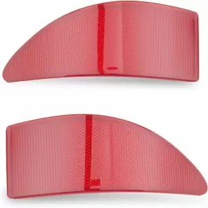 JUWEVAZU 2Pcs 리어 범퍼 리플렉터 2006-2013년형 렉서스 IS250 IS350 빨간색 ABS 렌즈용 하우징 장착 커버