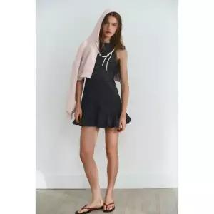 [ZARA] 자라 프릴 TRF 데님 원피스 - 다크 인디고 3530311