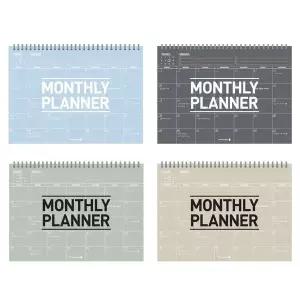 [알티피아]모닝글로리 스케쥴러 투명PP 월간스케줄러 (랜덤1개) 다이어리 문구