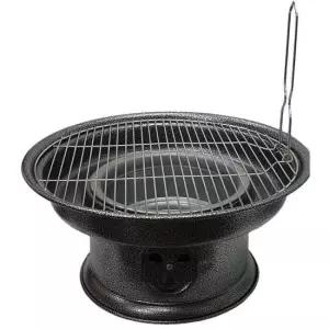 물받이 캠핑용 원형 숯불 바베큐 화로 스테이크 혼술 가정식