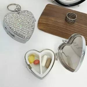 블링하트포켓키링 케이스 수납 열쇠고리장식 핸드폰줄휴대폰