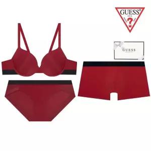 백화점 게스 언더웨어 블랙밴딩 골드로고 커플속옷세트 GDWBR911GDWBP911GDMDR911RD