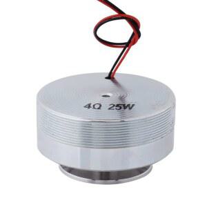 샘트로닉 1Pcs 공명 스피커, 2인치 미니 강력 베이스 라우드스피커 모든 주파수 진동 사운드 변환기 엑시터 스피커 드라이버 슬리버