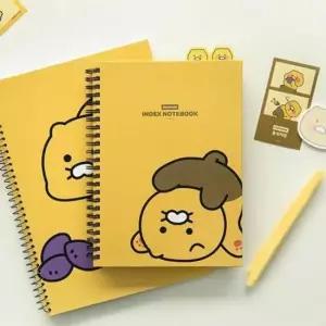 [문구] 춘식이 스프링노트 PP 인덱스 학용품 메모장 필기노트