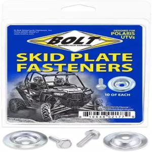 UTV 스키드 플레이트 패스너 와셔/볼트 10개