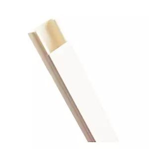 사각 흰색-중 2개입 쫄대 전선몰딩 1M 정리몰드 YW60577A