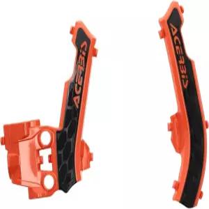 Acerbis X-Grip 프레임 프로텍터-KTM-SX 50-16-23-오렌지/블랙