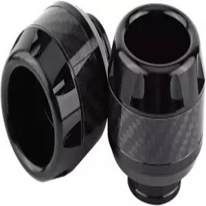 모터사이클 프레임 슬라이더 범용 장착과 호환되는 프론트 포크 가드용 탄소 섬유 충돌 방지 기능