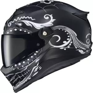 스콜피온EXO Covert FX 풀페이스 오토바이 헬멧 스트리트 파이터 스타일 - 블루투스 레디 스피커 포켓 DOT