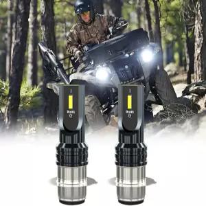 H6 H6M 오토바이 ATV 전구 야마하 그리즐리 125 350 400 450 660 (2002-2008) P15D 하이 로우 빔 슈퍼