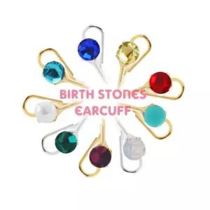 탄생석 이어커프 WAv7+3uzz