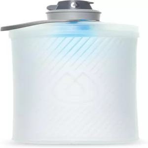 HydraPak 플럭스+ 1.5L 필터 키트 - 접이식 배낭 물병 BPA 프리 초경량 방수 트위스트 캡 투명