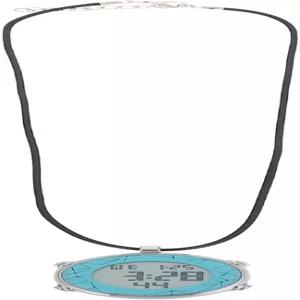 체인이 달린 발라쿠 디지털 포켓 워치 - 멀티 휴대용 전자 시계 여성용 목걸이 달리기 스포츠 여행용