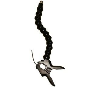 마이크용 5/8-27 나사산 구스넥 연장 - 및 그립 마이크 적합합니다 음악 스탠드 마운트 테이블 홀더가 있는 모든 클램프 삼각대에