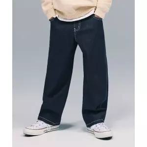 리 키즈 LEE KIDS 와이드핏 데님팬츠 인디고로우 LK2601IP31IR 704656
