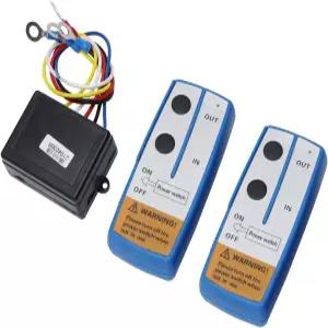 메이스페어 무선 윈치 리모컨 키트 100피트 핸드셋 스위치 컨트롤러 2pcs 12V 복구용 자동차 트럭 지프 ATV