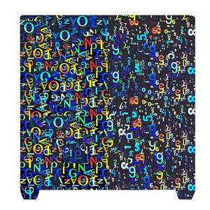 HzdaDev 양면 인쇄 침대 235X235mm 플랫폼 H1H 시트 빌드 플레이트 스프링 스틸 인쇄 침대 K1 / K1C / Ender 3 V3 KE / Ender 3 V3 SE / K1C / CR10-SE 3D 프린터 (알파벳+숫자)