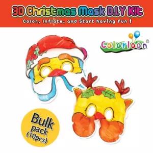 컬러룬 크리스마스 마스크 2종 (10인)