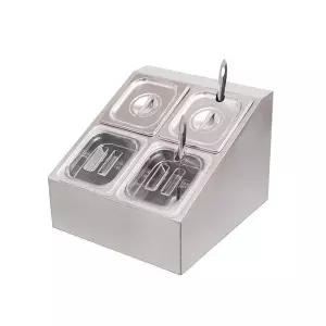 업소용 반찬 냉장고 김밥 재료 보관함 카페 미니 피자 토핑