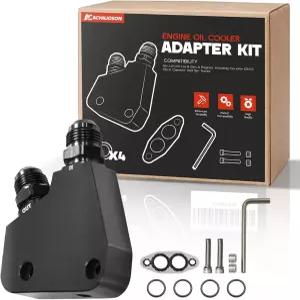 LS 오일 쿨러 키트 - 콜벳 C5/C6/C7(1997-2019) 및 GM LS1-LS9 엔진과 호환 고성능 어댑터