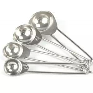 스텐 계량 스푼 스쿱 베이킹 이유식 계량 수저 4종 스텐계량컵