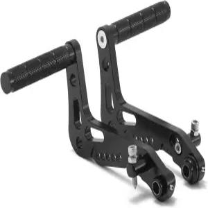 고 카트 카트용 범용 조절식 발 페달 브레이크 스로틀 가속기 알루미늄 풋페그