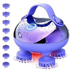 비요고르 두피 8가지 발톱을 스트레스 방수 전기 갖춘 도구 모드와 마사지기 3가지 헤드 마사지 헤어 속도 휴대용