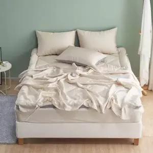 국내생산 샤이니 풍기인견 침구 3color 홑이불 베개 세트 Q 냉감