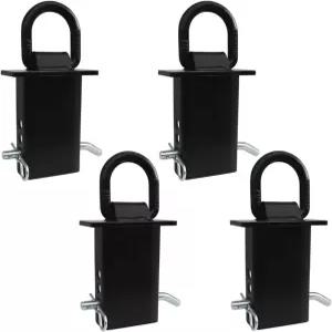트 4PCS 16200파운드 트레일러 스테이킹 포켓 D 링 타이 다운은 표준 2인치 x 4인치 포켓이 있는 평평한