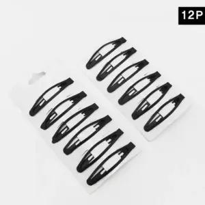 똑딱핀 똑딱이핀 얇은형 검정 12개입 elE8+5ZEf