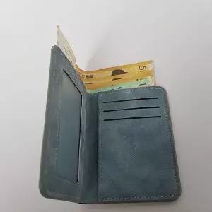 슬림 세로형 워싱가죽 지갑 미니반지갑 카드홀더 지폐 명함케이스