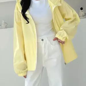 남녀 파스텔 컬러 후드 집업 바람막이 1P 가벼운 커플 야상