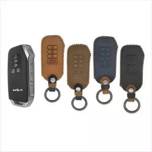 차량용스마트키케이스 하이리무진 9버튼 가죽 케이스 D21 카니발KA4 22-24년