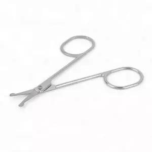 코털정리기 코털가위 안전 곡선날 스테인리스 라운드 눈썹 판코가위