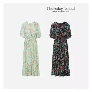 써스데이아일랜드Thursday Island 하와이안 프린트 피스T234MOP240W2305269